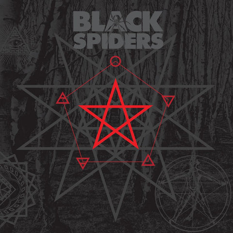 Black Spiders 'Black Spiders' Vinyl LP - Festival Toilet Brown / Yellow