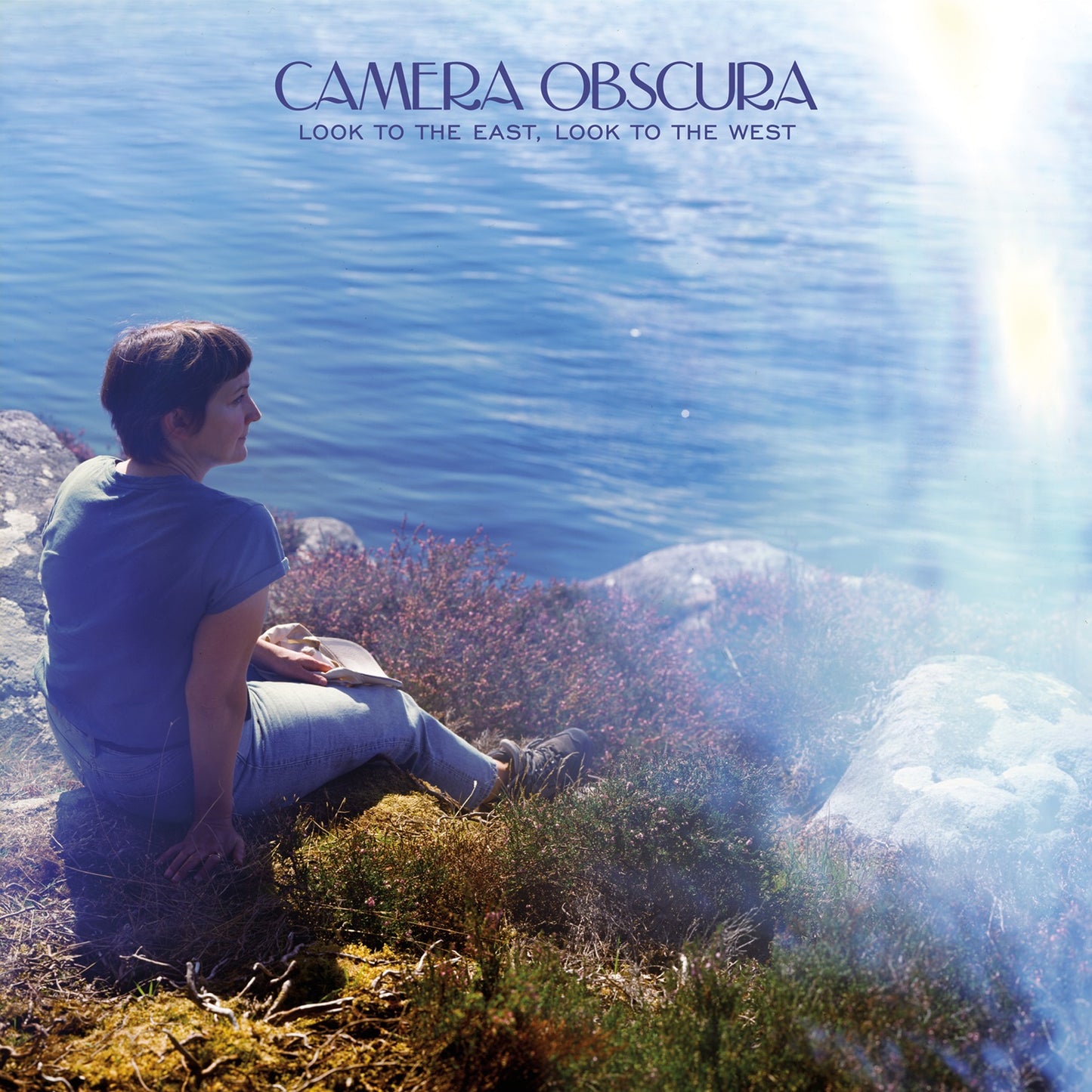 Camera Obscura 'Look To The East, Look To The West' Vinyl LP - Blue/White Galaxy (Slightly Damaged Sleeve)