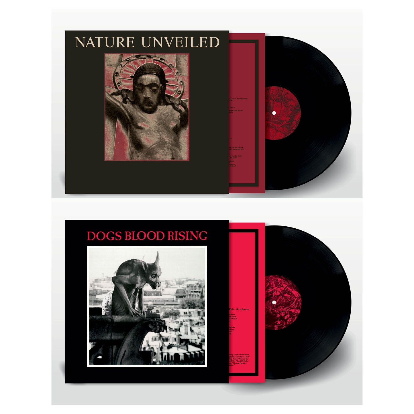 Current 93 'Nature Unveiled + Dogs Blood Rising' 2xLP Bundle PRE-ORDER