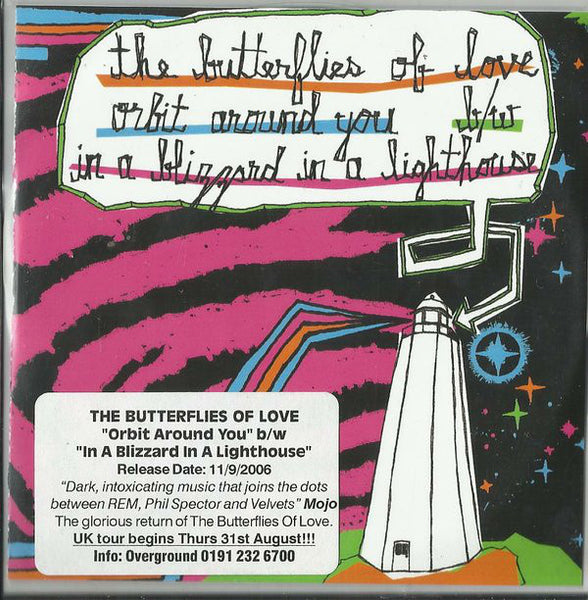 The Butterflies Of Love 'Orbit Around You / In a Blizzard' - Cargo Records UK