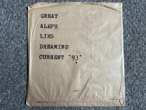 Current 93 'Great Aleph Lies Dreaming' Vinyl LP - Coloured