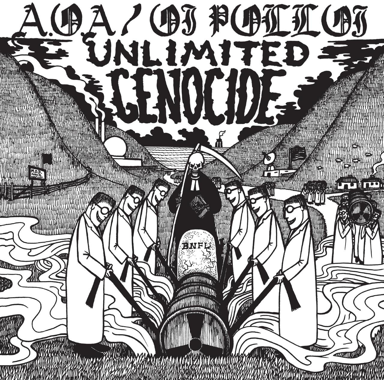 A.O.A / Oi Polloi 'Unlimited Genocide' - Cargo Records UK