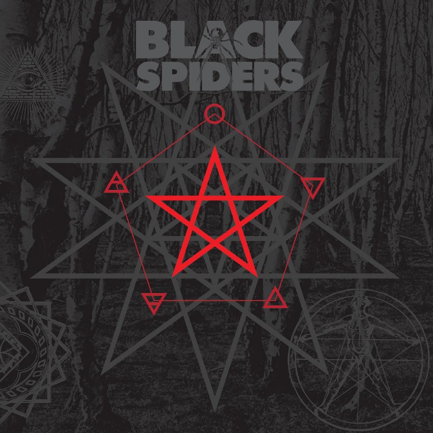 Black Spiders 'Black Spiders' Vinyl LP - Festival Toilet Brown / Yellow