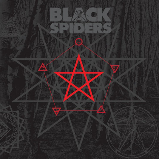 Black Spiders 'Black Spiders' Vinyl LP - Festival Toilet Brown / Yellow