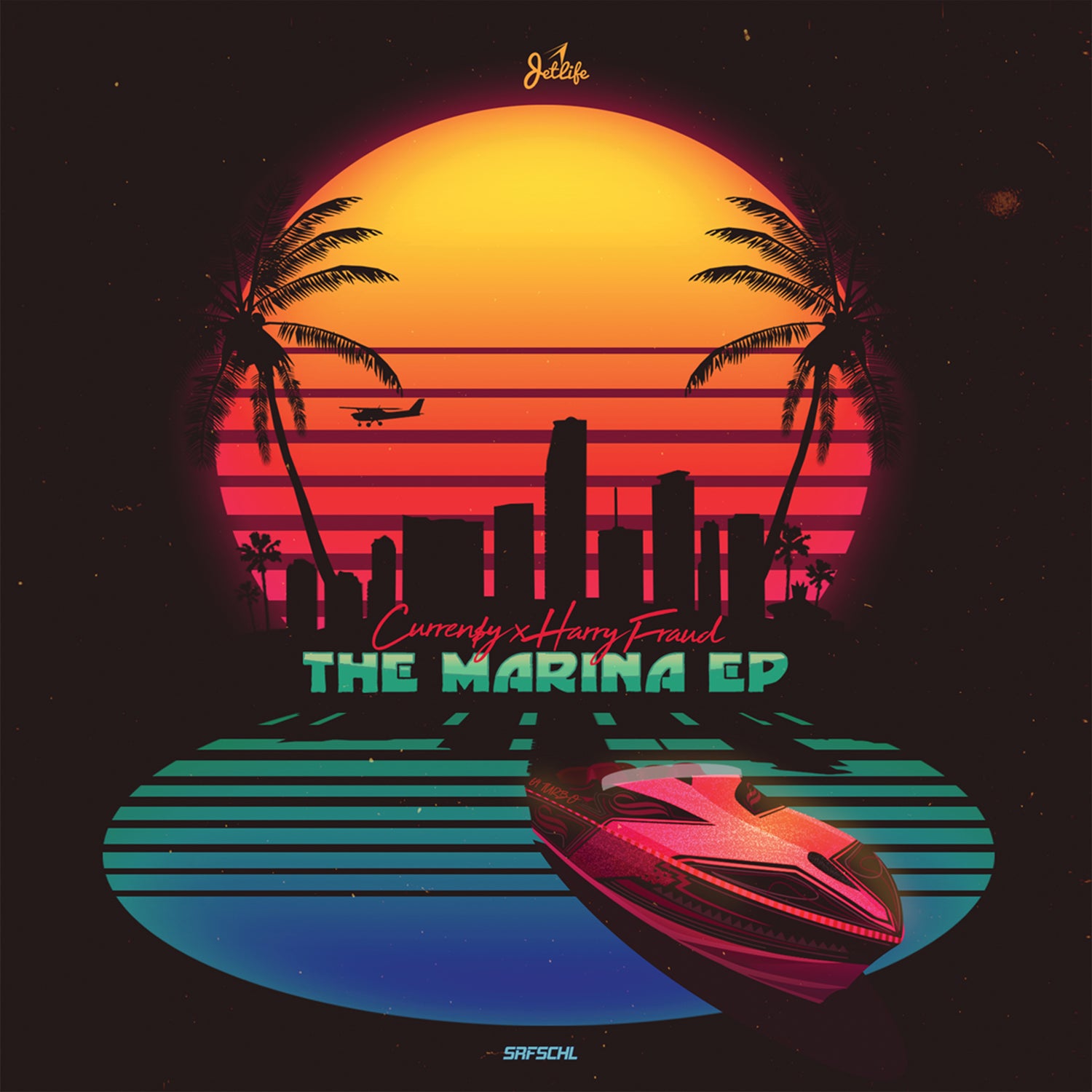 Curren$Y & Harry Fraud 'The Marina' Vinyl LP (Slighly Damaged Sleeve) - Cargo Records UK