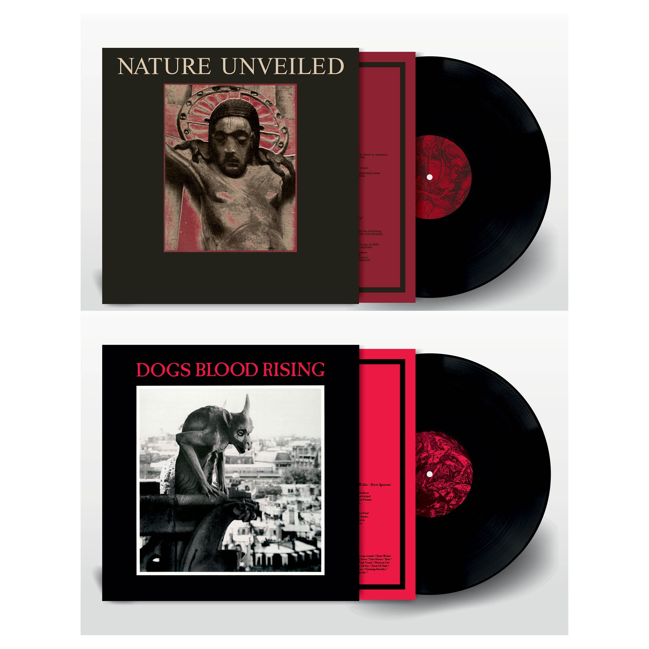 Current 93 'Nature Unveiled + Dogs Blood Rising' 2xLP Bundle