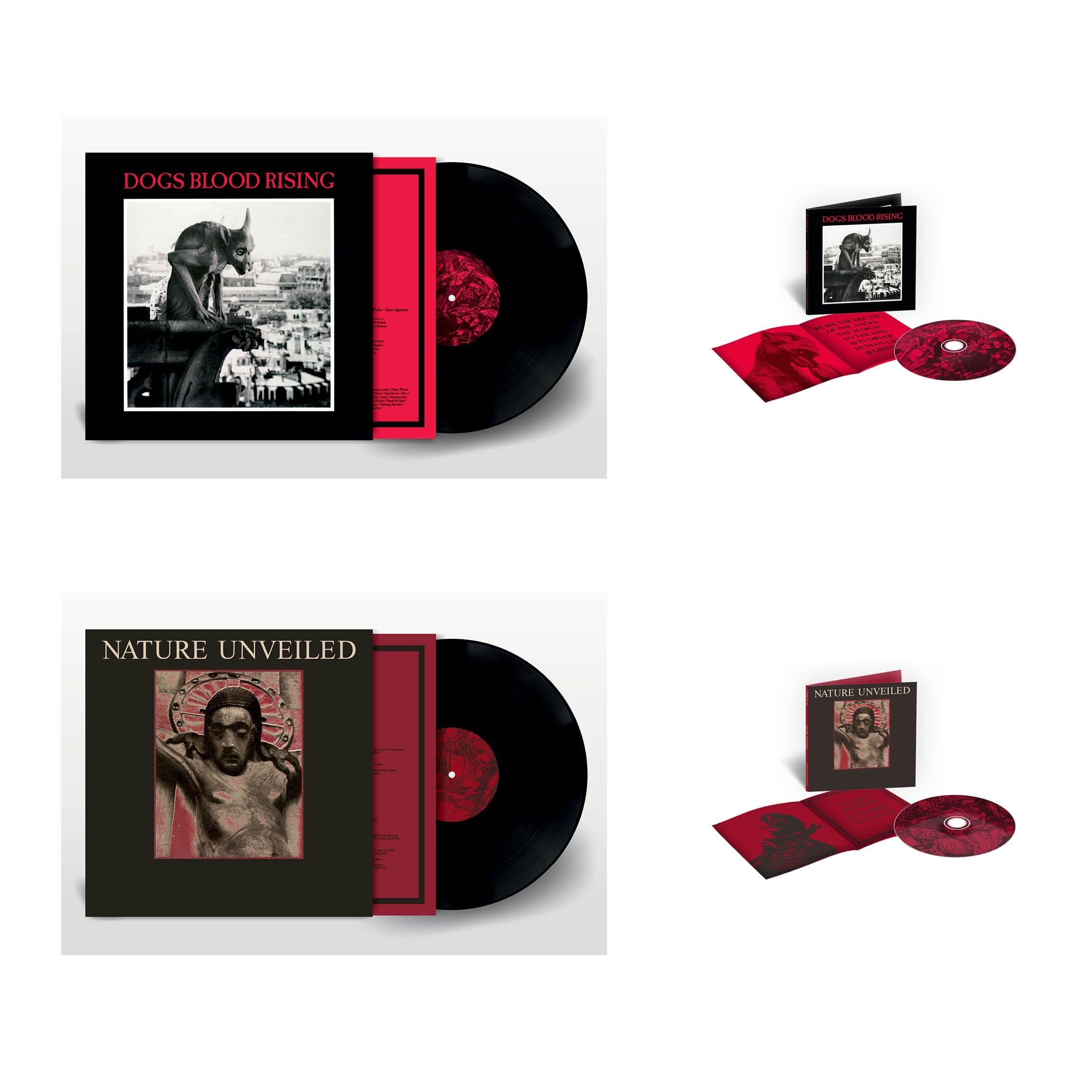 Current 93 'Nature Unveiled + Dogs Blood Rising' 2xLP+2xCD Bundle