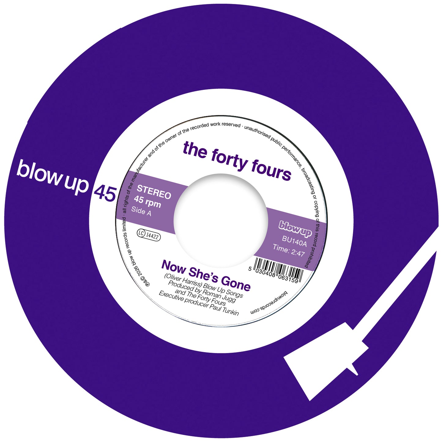 The Forty Fours 'Now She’s Gone'