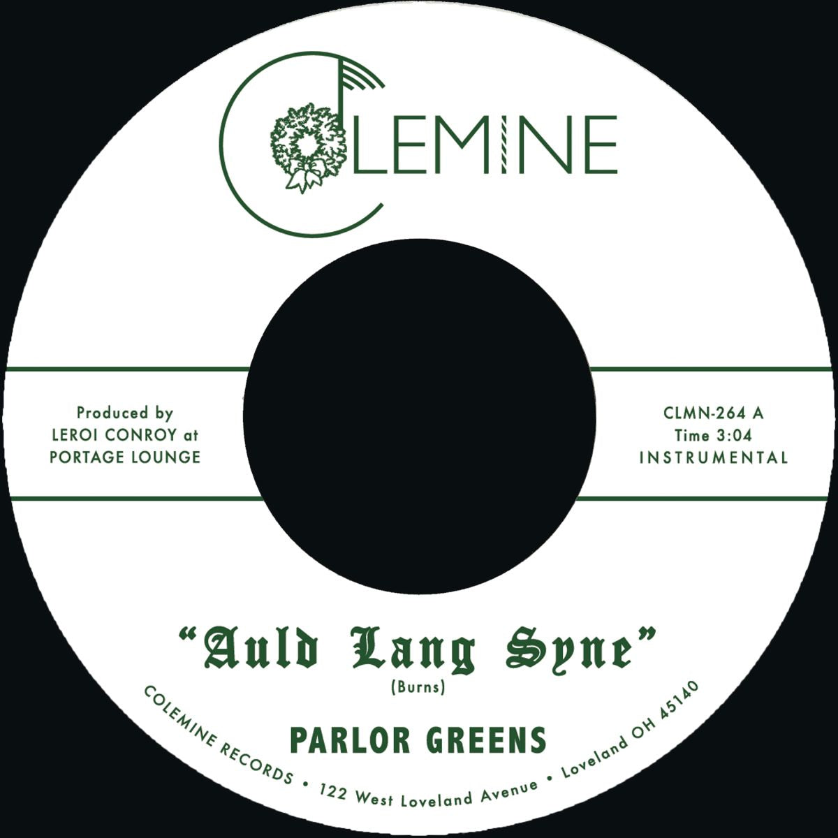 Parlor Greens 'Auld Lang Syne / Everyday Will Be Like A Holiday'