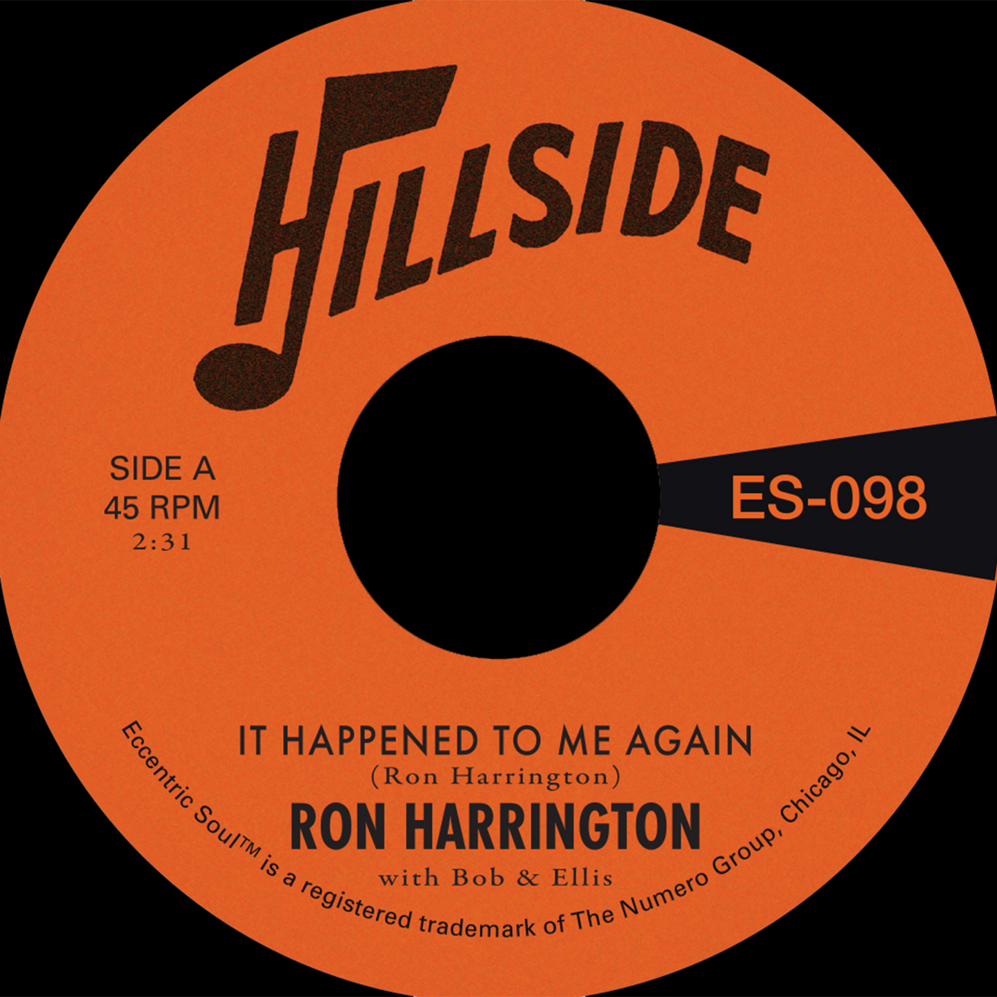 Ron Harrington 'It Happened To Me Again b/w Because You're Mine'