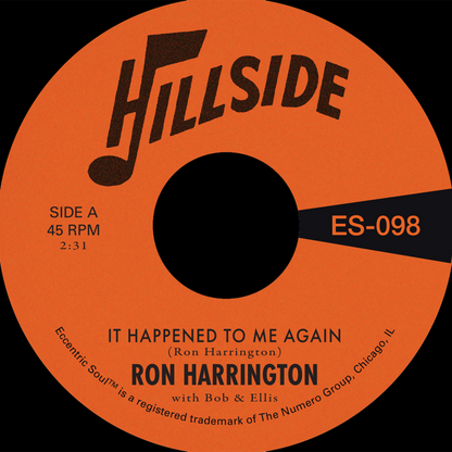 Ron Harrington 'It Happened To Me Again b/w Because You're Mine'