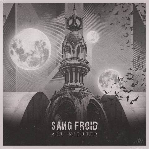 Sang Froid 'All-Nighter' Vinyl LP Silver/White/Black Marbled
