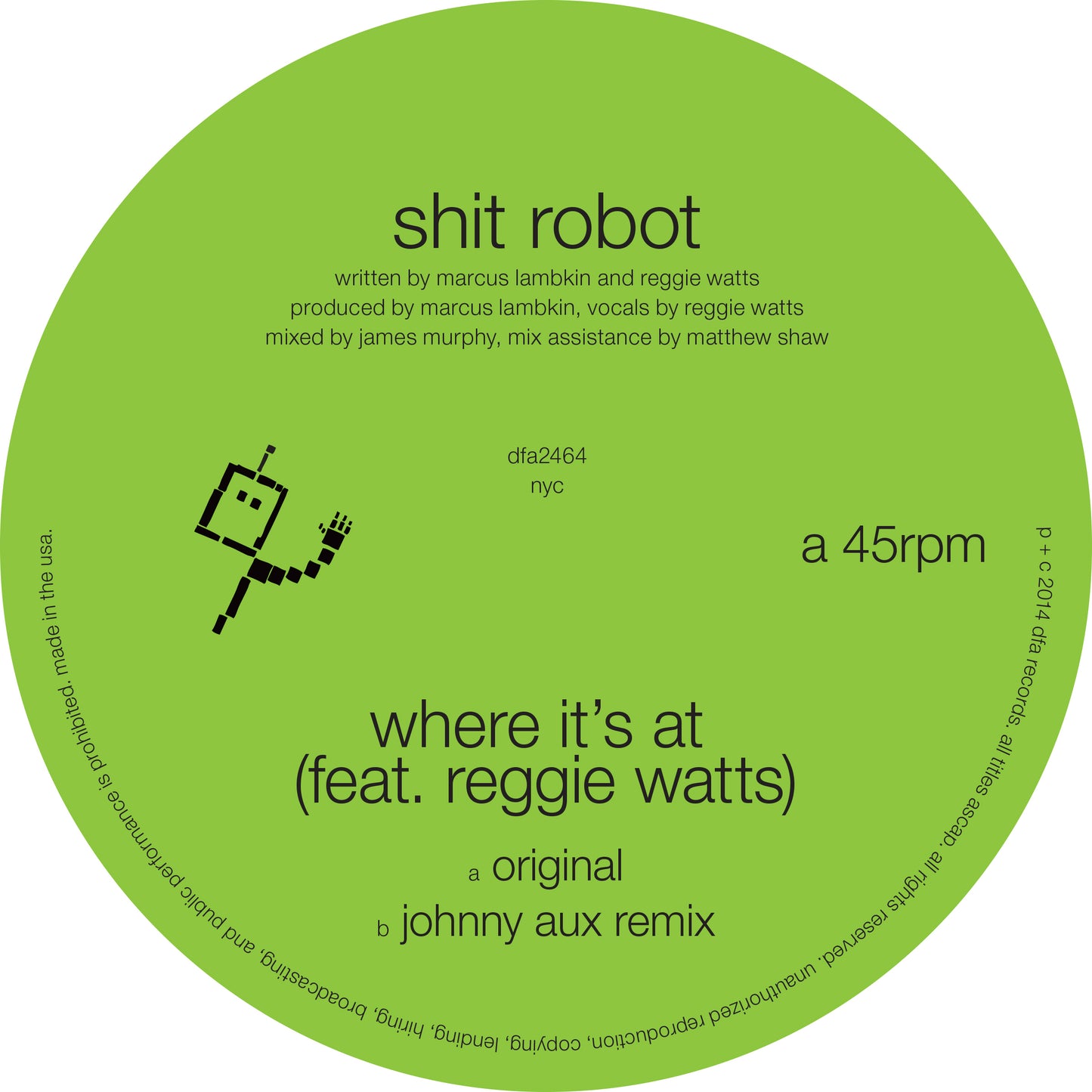Shit Robot 'Where It's At (Feat. Reggie Watts)'