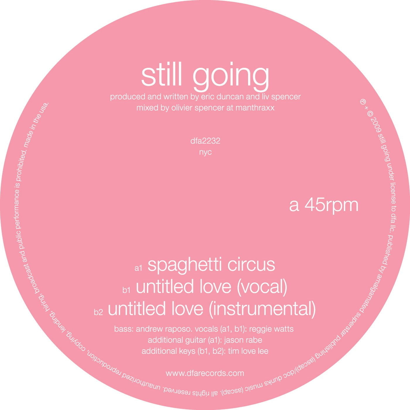 Still Going 'Spaghetti Circus'