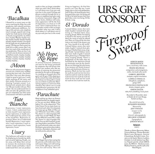 Urs Graf Consort 'Fireproof Sweat'