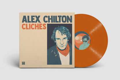 Alex Chilton 'Clichés' Vinyl LP - Burnt Orange (Slightly Damaged Sleeve)