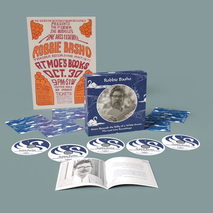 Robbie Basho 'Snow Beneath the Belly of a White Swan: The Lost Live Recordings' 5CD Box