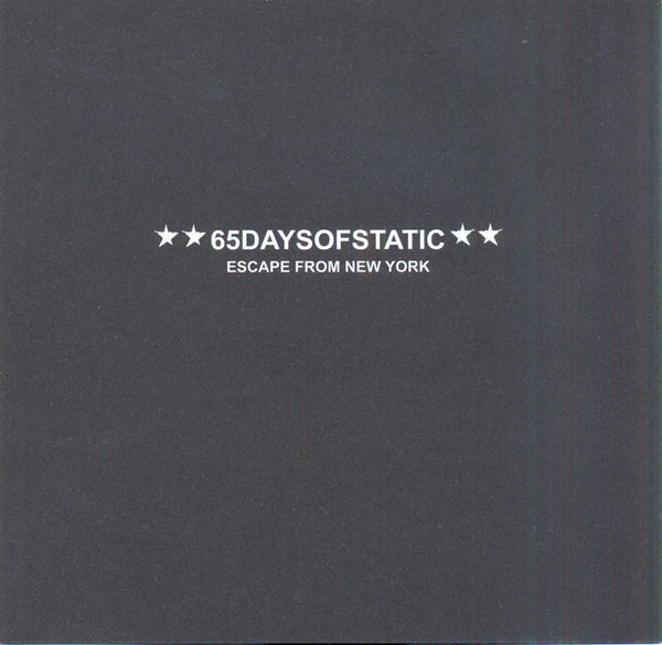 65daysofstatic 'Escape From New York' - Cargo Records UK