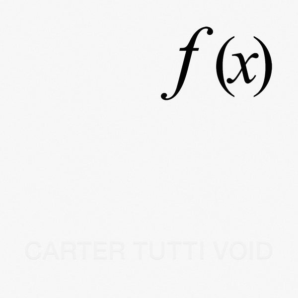 Carter Tutti Void 'f (x)' - Cargo Records UK