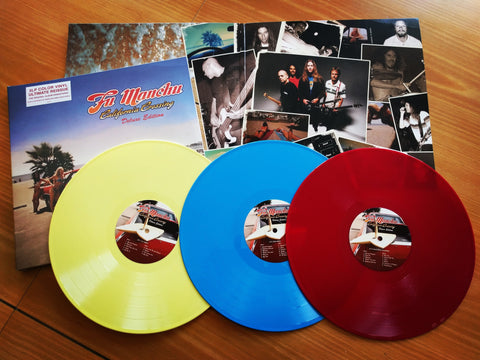 Fu Manchu 'California Crossing' Vinyl 3xLP Yellow/Blue/Red