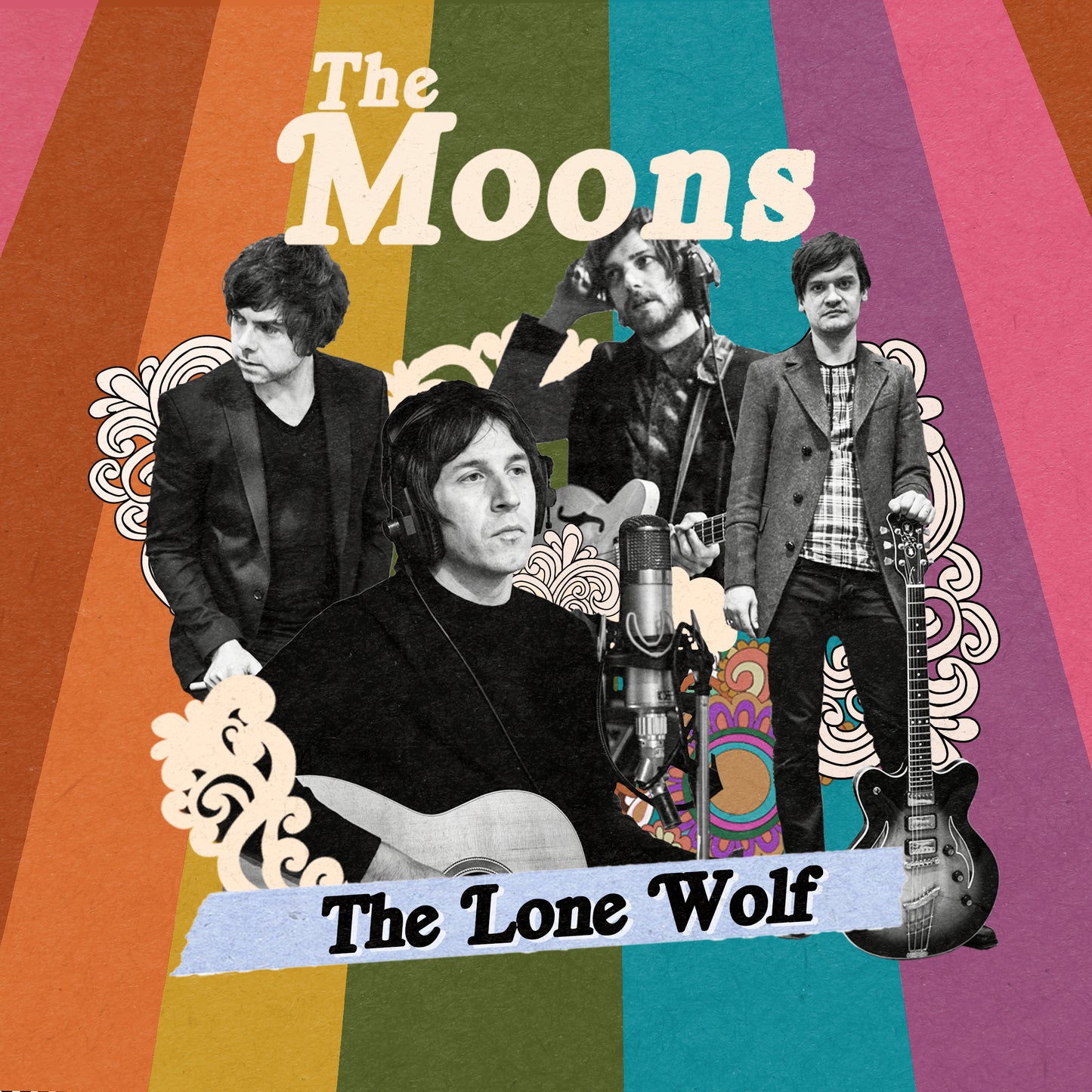 The Moons 'The Lone Wolf' Vinyl 7" - Transparent Red