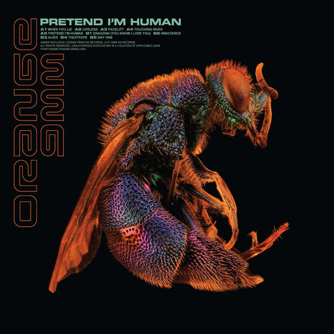 Orange 9mm 'Pretend I'm Human' Vinyl LP