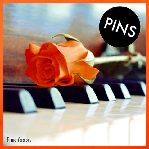 PINS 'Piano Versions' Vinyl LP Orange Splatter