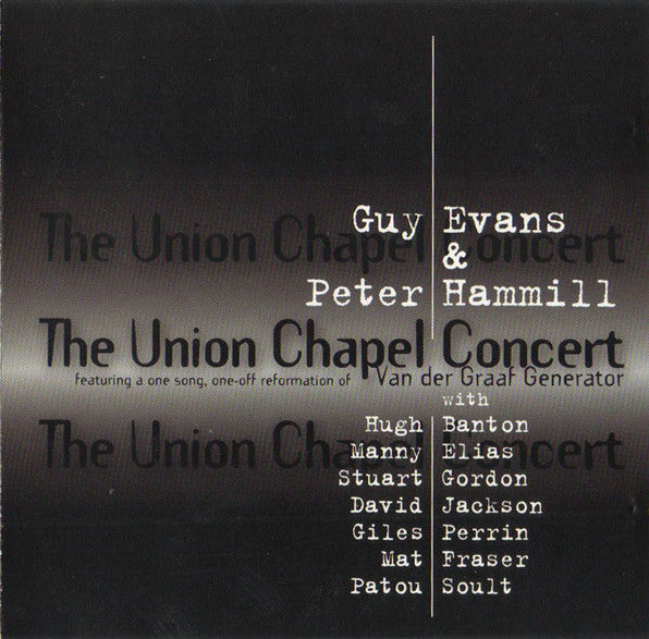 Guy Evans & Peter Hammill 'Å½'The Union Chapel Concert' - Cargo Records UK