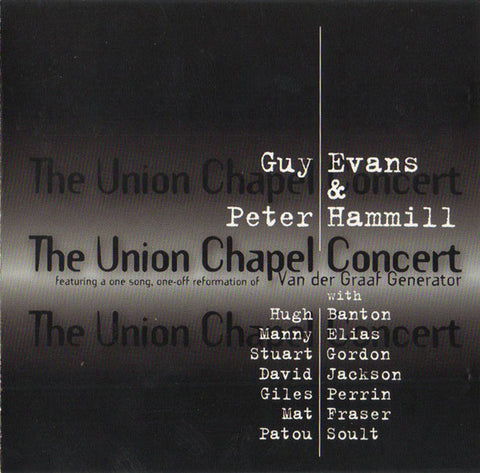 Guy Evans & Peter Hammill 'Å½'The Union Chapel Concert' - Cargo Records UK