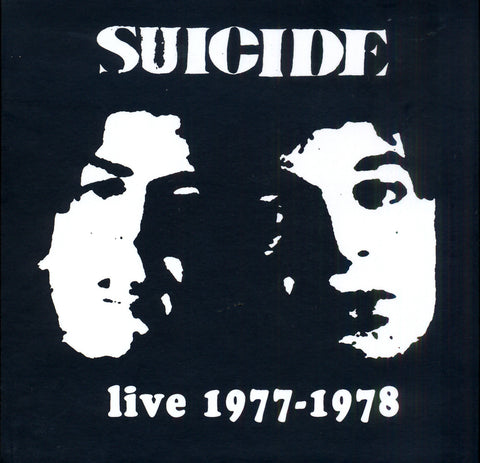 Suicide 'Live 1977 - 1978' - Cargo Records UK