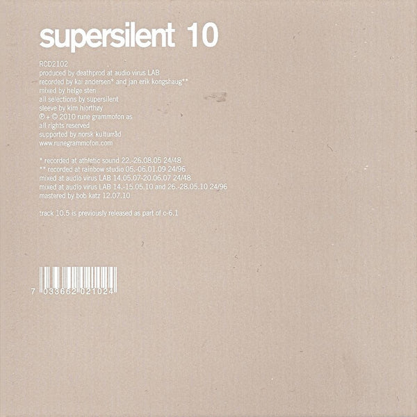 Supersilent '10' - Cargo Records UK