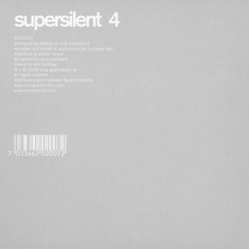 Supersilent '4' - Cargo Records UK