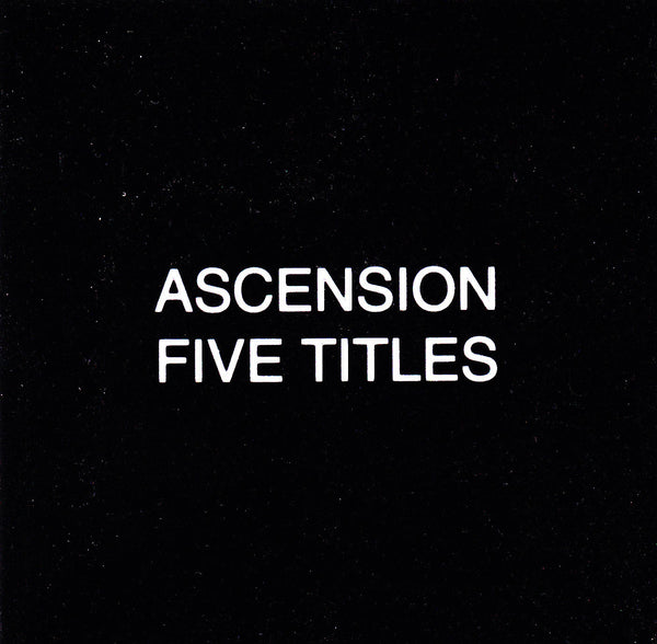Ascension 'Five Titles' - Cargo Records UK